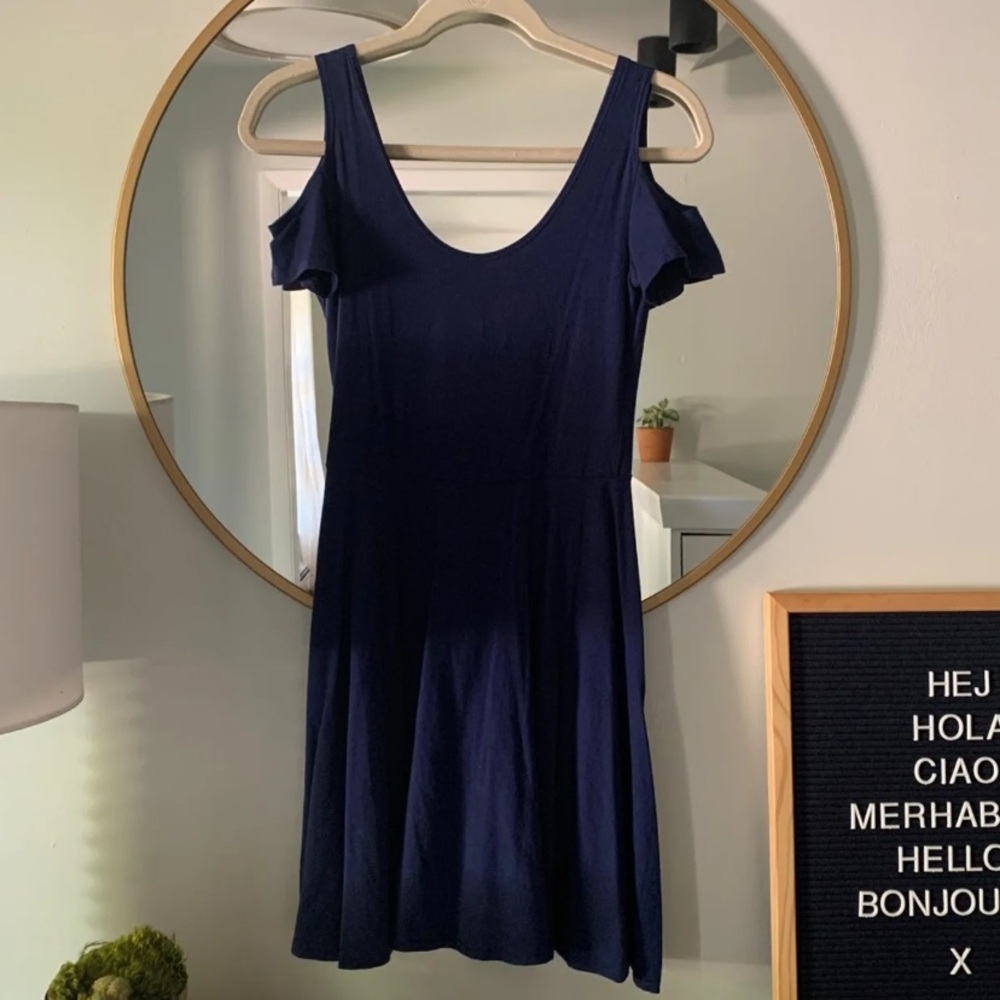 Sparkle & Fade | Cold Shoulder Dress
